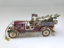 WHHA White House Fire Truck Ornament 2016 3D Hoover Metal Christmas USA 3.5"