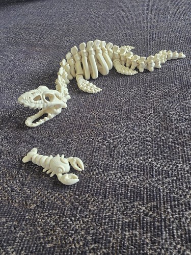 Printed dinosaur fidget toy - printed,