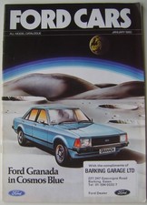 Ford Cars Range Jan 1980