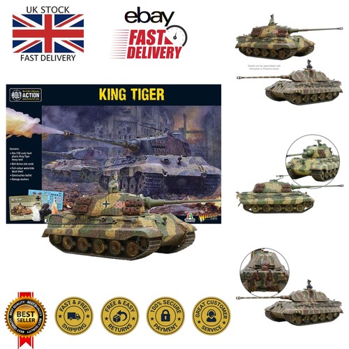 Exquisite king tiger tank - 1:56,