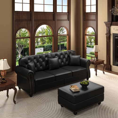 Chesterfield faux - 82.6",