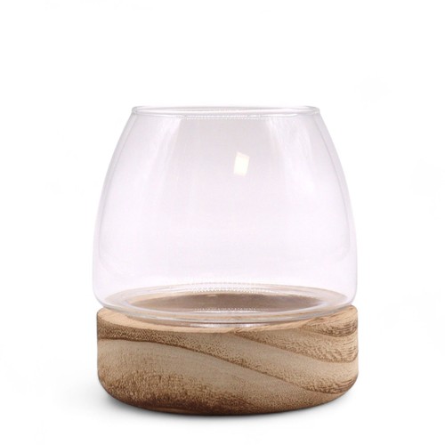 Small glass dome cloche bell - small,
