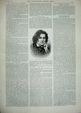 Antique Old Print 1889Mount Pilatus Railway Lucerne Esel Train Eliza Cook 19th