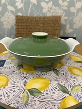 Poole Pottery Twintone Green &