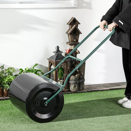 60l steel garden roller push - 60l,