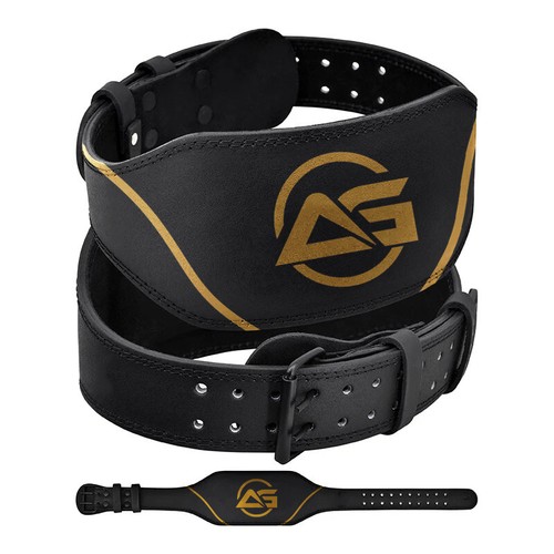 Leather weight lifting belt - weight,