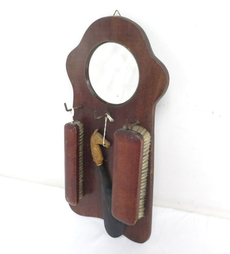 Vintage wall mounted valet set - wall-mounted,