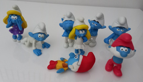 Smurfs collectible figures - smurfs, 5"