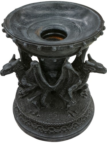 Dragon themed gothic candle - dragon,