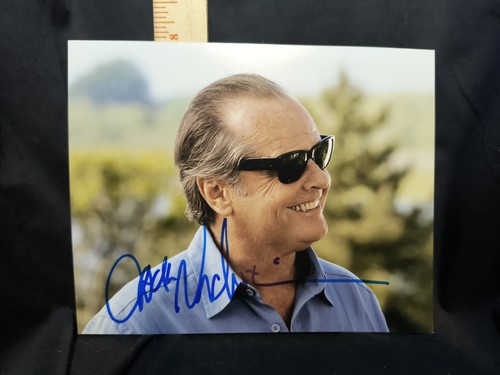 Jack nicholson signed 8x10 - nicholson,