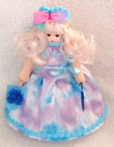 Toilet roll cover - doll,