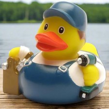 Handyman Rubber Duck Ducking