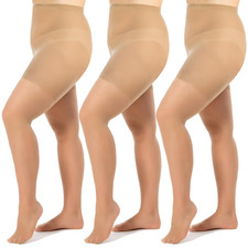 3 Pack Women's Sheer Plus Size
