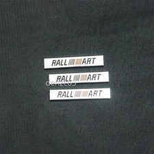 3x Chrome Silver Small RALLI