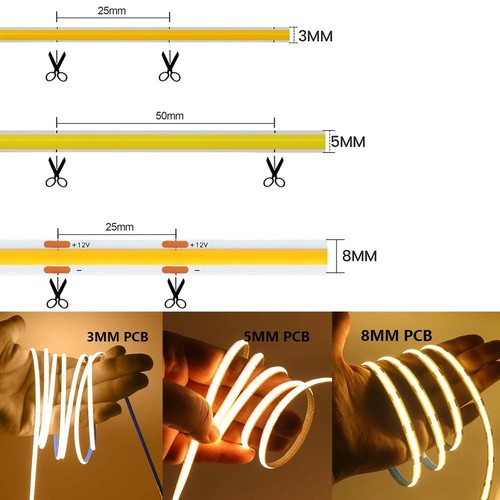 12v high density cob - high, strip
