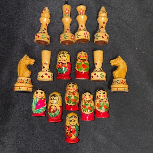 Vintage hand painted wood - vintage,