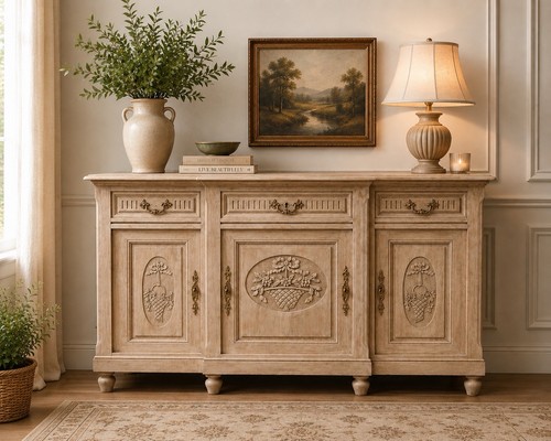 Antique french provincial oak - french,