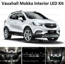 PREMIUM for VAUXHALL MOKKA MOKKA X WHITE INTERIOR UPGRADE LED LIGHT KIT