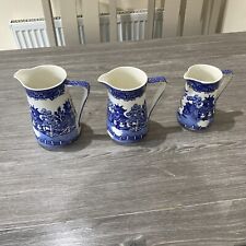 Antique, Brittania Pottery, Glasgow 'Moyen' Pattern Jugs