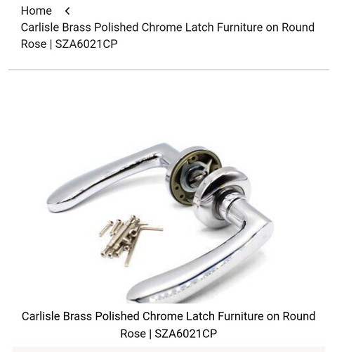 Lever rose polished - rose, chrome