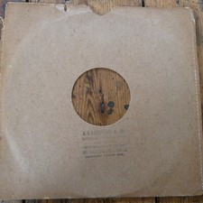 10" 78 rpm gramophone record