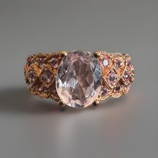 10K Rose Gold Pink Morganite