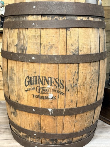 Guinness wooden barrel - guinness,