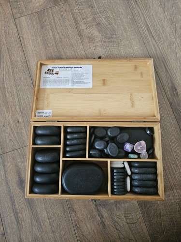 58x hot stone massage set - stone, for