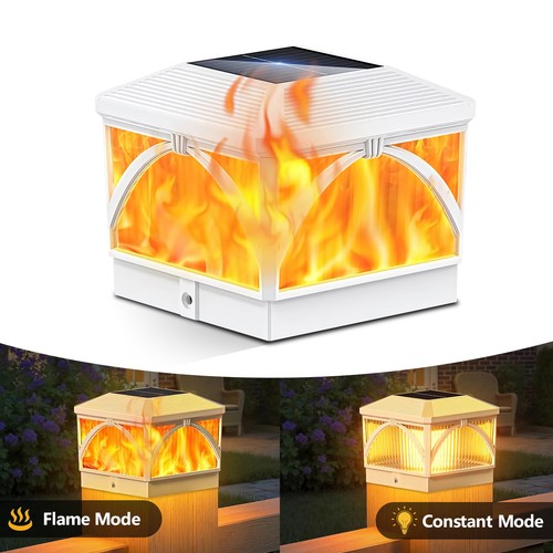 Solar post cap light - post,