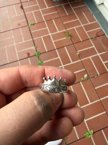 Stussy tribe ring silver - ring,