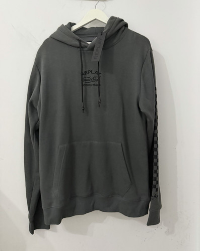 Replay men grey logo - replay, men's