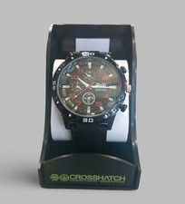Crosshatch Watch Mens Red and
