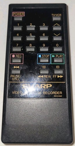 Sharp remote control g0333ge - sharp,
