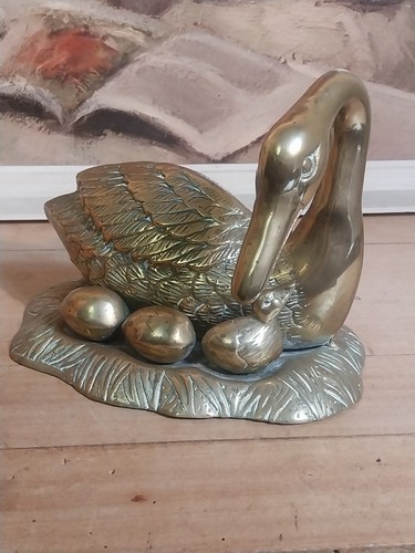Vintage solid brass - , nesting