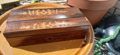 Victorian rosewood marquetry