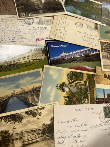 100 vintage postcards lot - vintage,