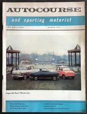 AUTOCOURSE & SPORTING MOTORIST Magazine Mar 1959 GOGGOMOBIL Daimler Majestic +