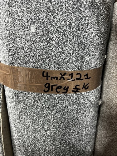 Carpet offcut grey 121cm - carpet, x