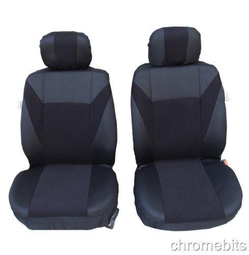 Front black fabric - , seat
