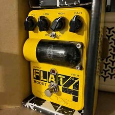 Vox TG1FL4BT Tone Garage Flat 4 Boost Pedal 2010s - Yellow