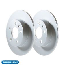 Pair of Solid Rear Brake Discs