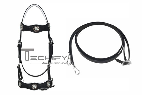 Western side pull bitless - side,