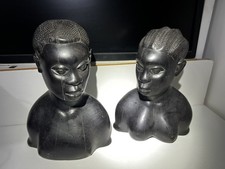 Vintage hand carved ebony - hand, wood