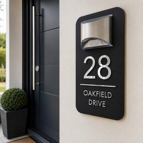 Personalised solar led house - solar,