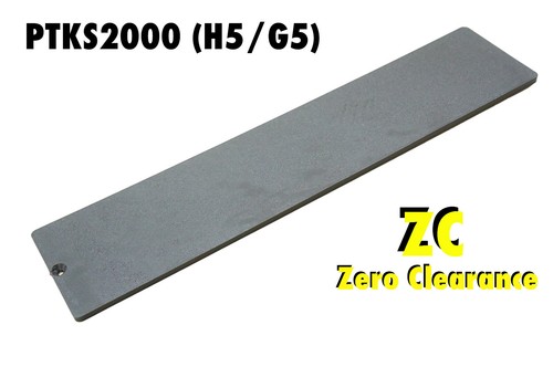 Zero clearance insert - insert, for
