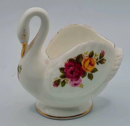 Vintage swan vase - swan,