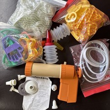 Vintage Cookie Press & Icing Set plus large Bundle of Cookie/Fondant Cutters