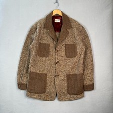 VTG Wool Blazer Mens L Brown