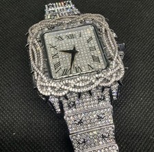 Brand New Mens Iced Diamond