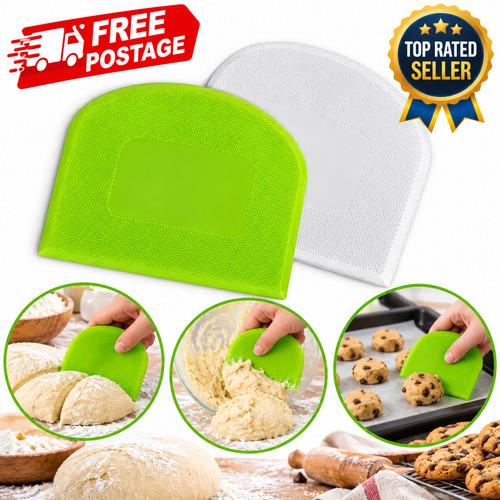 Plastic dough scraper - plastic, cutter